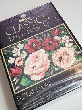 Caron Classics Latch Hook Kit 20" × 30" Floral D'Vine 1/12/2010
